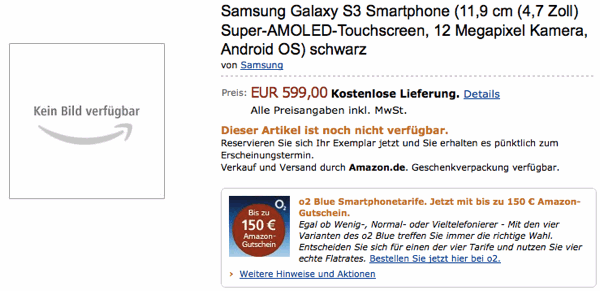 Amazon   Samsung Galaxy S III  12- 