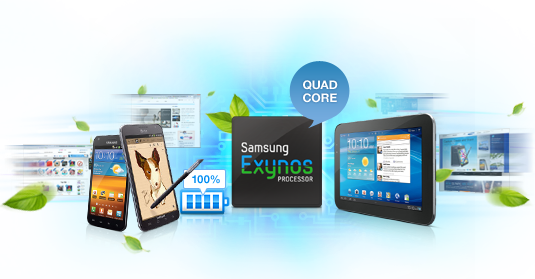 Samsung анонсировала четырёхъядерный чип Exynos 4 Quad