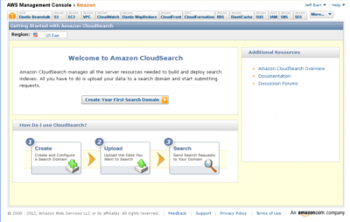 Amazon      CloudSearch
