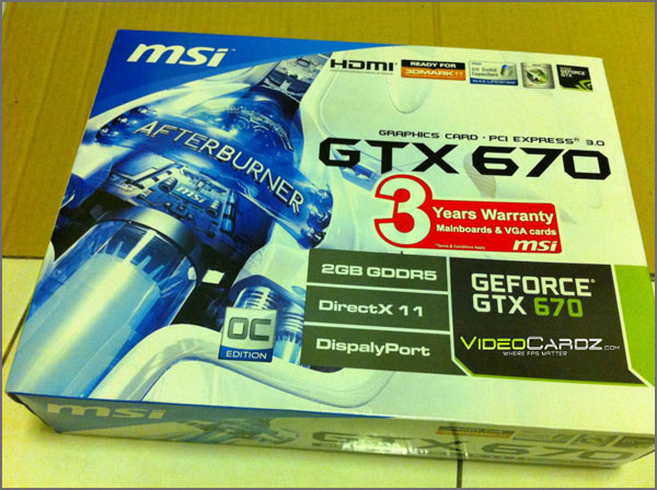 MSI GeForce GTX 670     