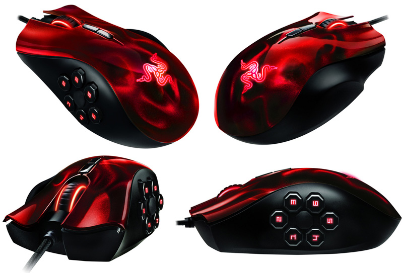  Razer Naga Hex    Wraith Red Edition