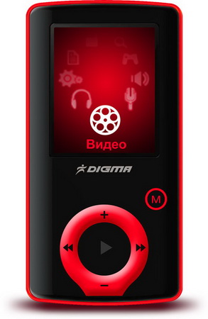 MP3-плеер Digma F2 со встроенным FM-передатчиком
