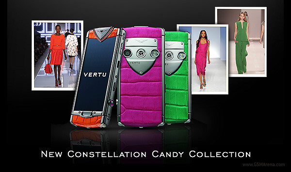 Vertu анонсировала новые тачфоны Constellation Candy