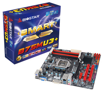   BIOSTAR B75MU3+   Intel B75     