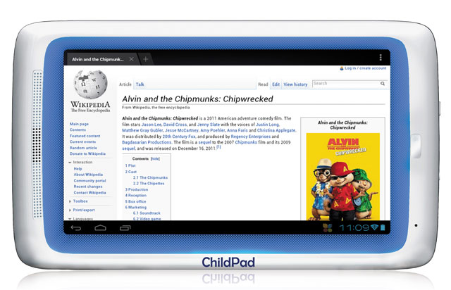 7   ARCHOS Arnova ChildPad  ICS      $130