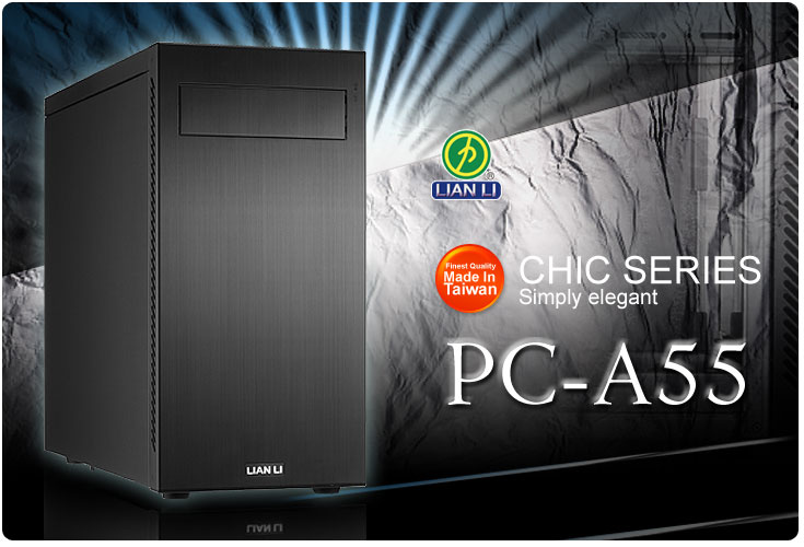 Lian Li PC-A55   Mid Tower   Chic Series