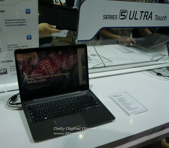 Computex 2012:   Samsung Series 5 Ultra Touch  Windows 8