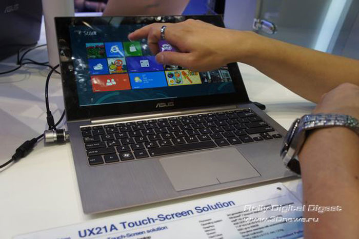 Computex 2012:   ASUS Zenbook Prime UX21A Touch