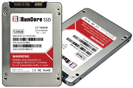 RunCore Pro VI – новые 2,5" SSD с SATA III для ультрабуков