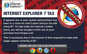 -      Internet Explorer 7