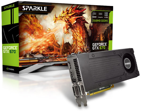 SPARKLE выпустила свой вариант GeForce GTX 670