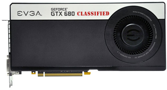  EVGA GeForce GTX 680 Classified    $660