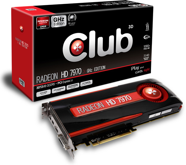 Club 3D   Radeon HD 7970 GHz Edition