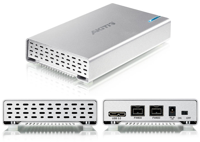 Akitio Neutrino U3+:  HDD-   Apple  USB 3.0