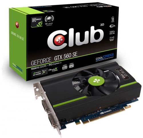 Club 3D     GeForce GTX 560 SE