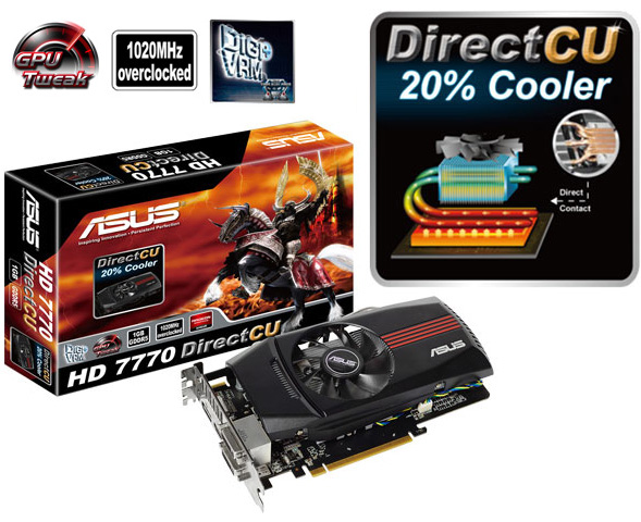 ASUS Radeon HD 7770        DirectCU