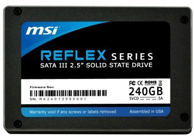 REFLEX Series    2,5" SSD  MSI