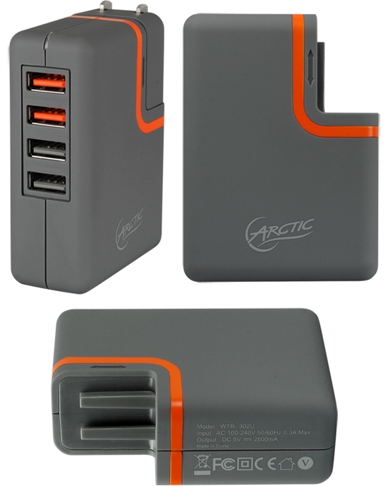 ARCTIC Charger PRO 4 Rev.2:    USB-