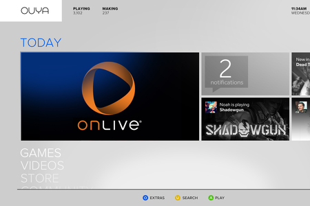 OnLive    Ouya