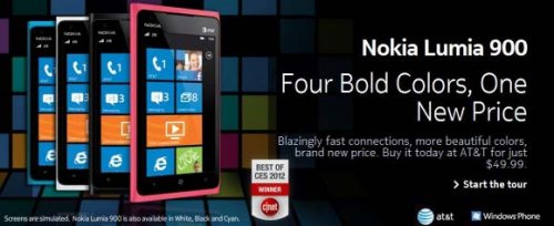 Nokia Lumia 900   $50