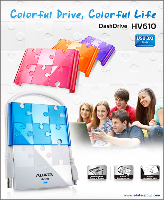 ADATA DashDrive HV610:   HDD  USB 3.0