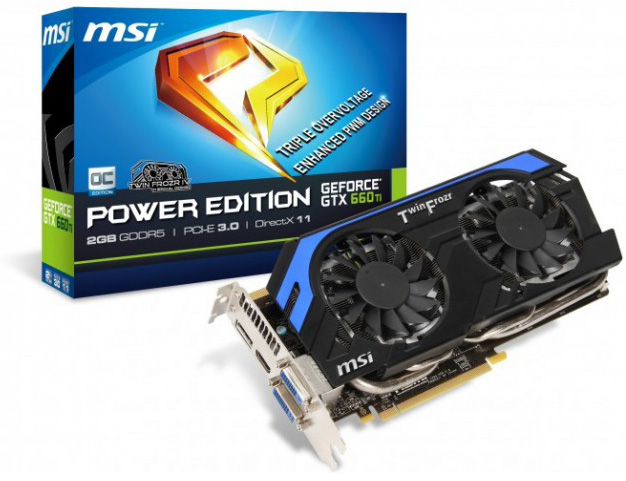   MSI GeForce GTX 660 Ti   Power Edition