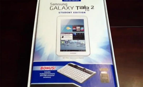  1  7"  Galaxy Tab 2      $250  