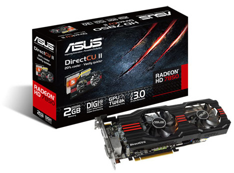 ASUS Radeon HD 7850 DirectCU II V2    