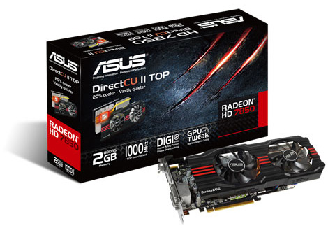 ASUS Radeon HD 7850 DirectCU II V2    