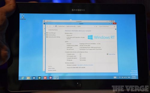 IFA 2012: Samsung  ATIV Tab  10,1"    Windows RT