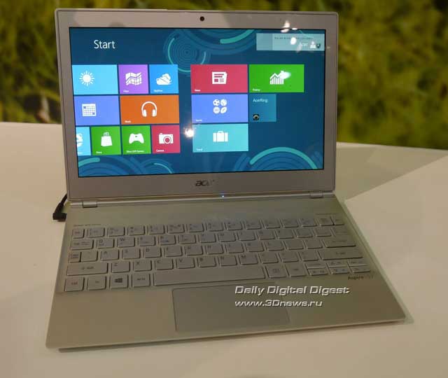 IFA 2012,  Acer:  Liquid Gallant  Cloud Mobile,  Aspire S7, Timeline Ultra M5