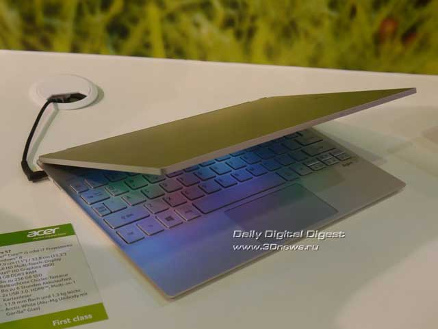 IFA 2012,  Acer:  Liquid Gallant  Cloud Mobile,  Aspire S7, Timeline Ultra M5