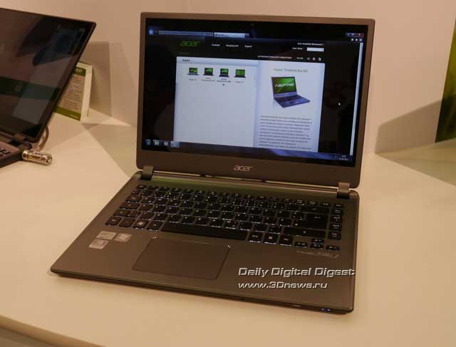 IFA 2012,  Acer:  Liquid Gallant  Cloud Mobile,  Aspire S7, Timeline Ultra M5