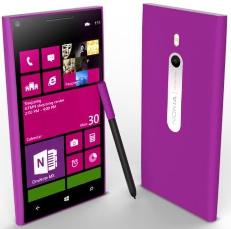  5,5-  Nokia Lumia OneNote