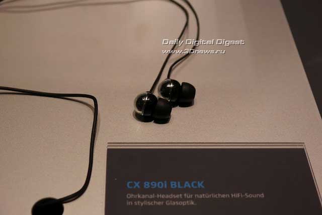 IFA 2012,  Sennheiser:  Momentum, CX890i, U320  CX 685