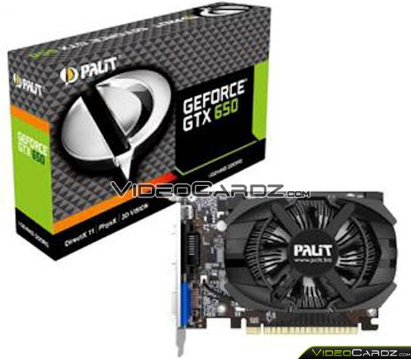   Palit GeForce GTX 660/650