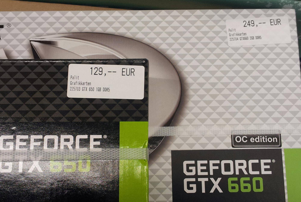   Palit GeForce GTX 660/650