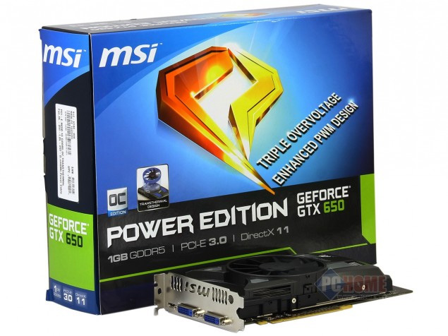  MSI GTX 650 Power Edition  -