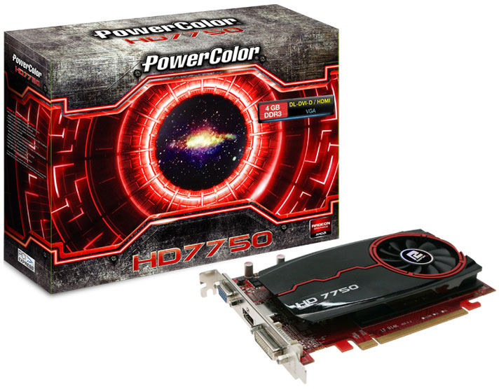   PowerColor Radeon HD 7750   DDR3