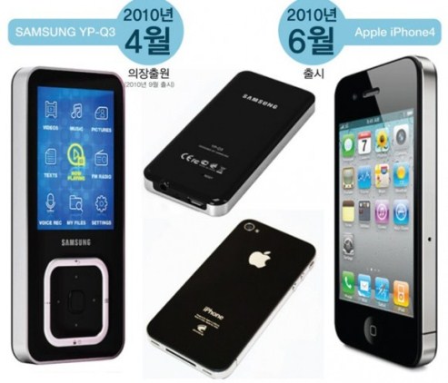 Samsung:  iPhone 4     