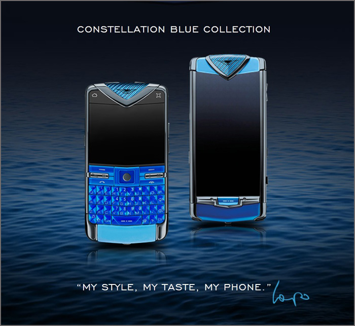 Vertu Constellation Blue Collection:     