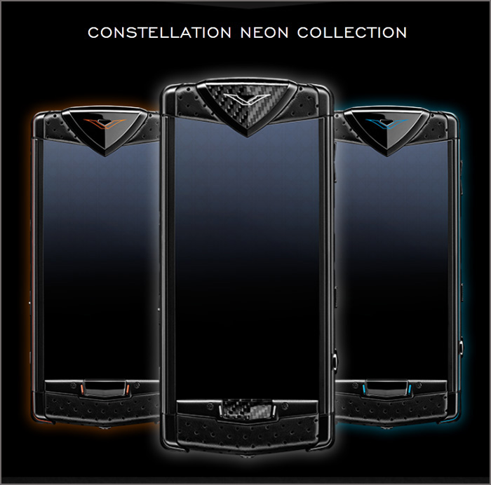 Vertu Constellation Neon Collection:  