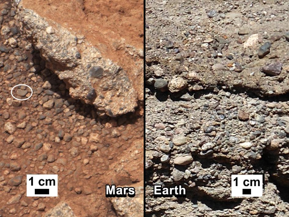 Curiosity обнаружил следы древнего марсианского ручья