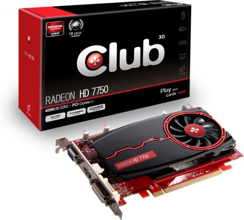 Radeon HD 7750   DDR3    Club 3D