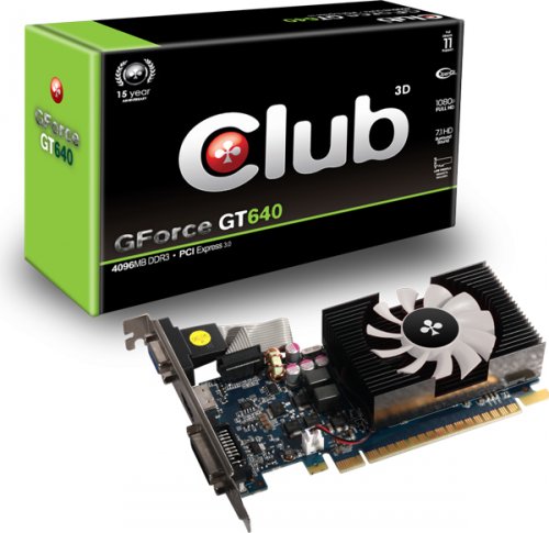 Club 3D GeForce GT 640     DDR3