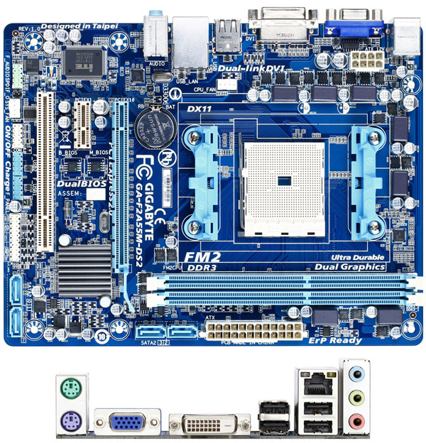 GIGABYTE      Socket FM2