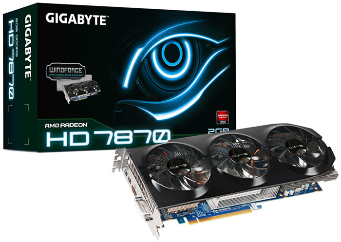 GIGABYTE Radeon HD 7870 GHz Edition   WindForce 3X