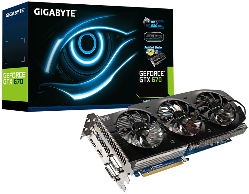 GIGABYTE GeForce GTX 670 с разгоном и двойным объёмом памяти