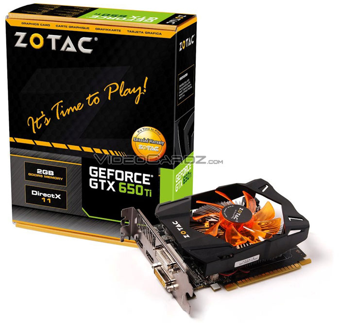       GeForce GTX 650 Ti  ZOTAC