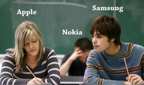 Nokia   Apple  Samsung